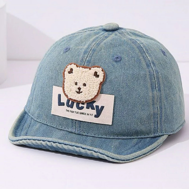 کلاه کپ جین وارداتی مدل Teddy Bear | طراحی خاص و استایل اسپرت