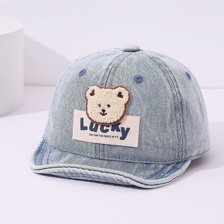 کلاه کپ جین وارداتی مدل Teddy Bear | طراحی خاص و استایل اسپرت