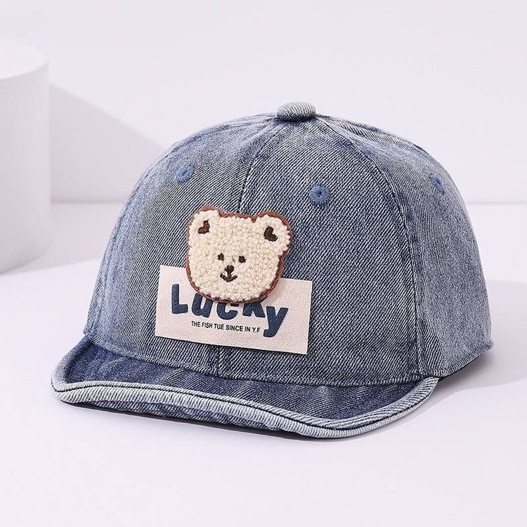 کلاه کپ جین وارداتی مدل Teddy Bear | طراحی خاص و استایل اسپرت