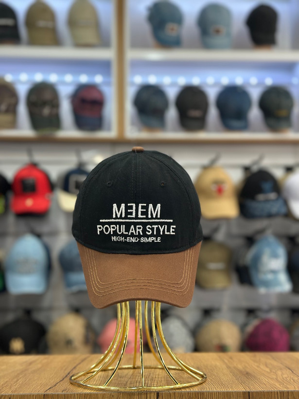 کلاه بیسبالی وارداتی MEEM | رنگ ثابت، قابل شستشو، کتان باکیفیت