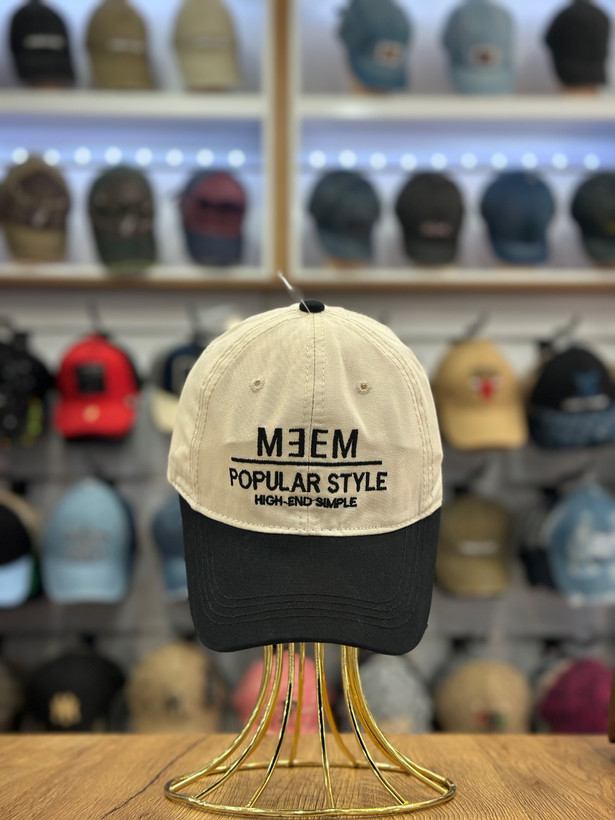 کلاه بیسبالی وارداتی MEEM | رنگ ثابت، قابل شستشو، کتان باکیفیت