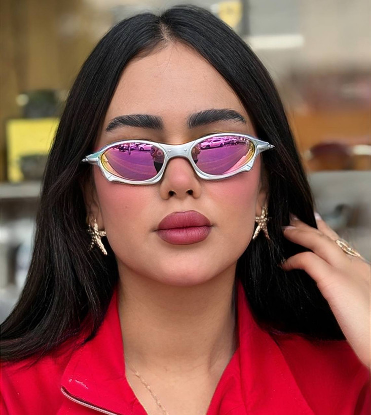 عینک ورزشی اوکلی مدل Pink Mirror