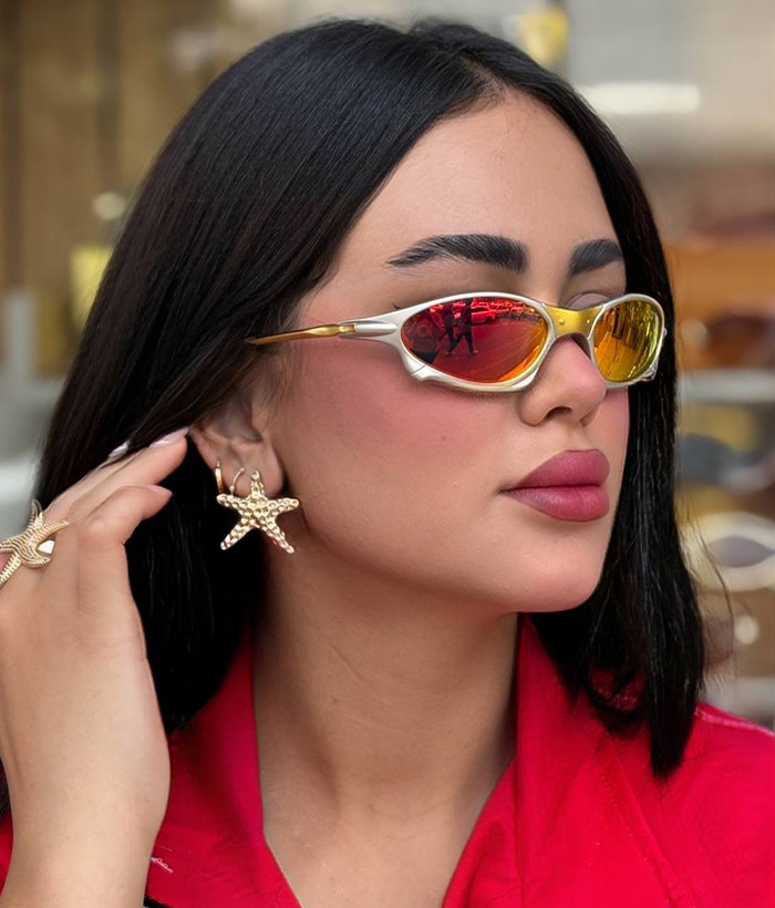 عینک ورزشی اوکلی مدل Pink Mirror