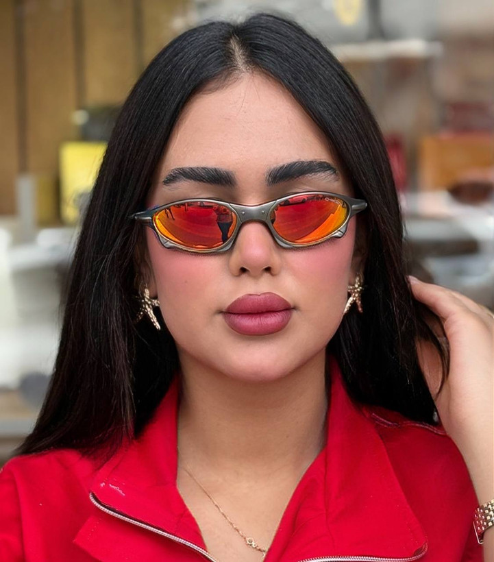 عینک ورزشی اوکلی مدل Pink Mirror